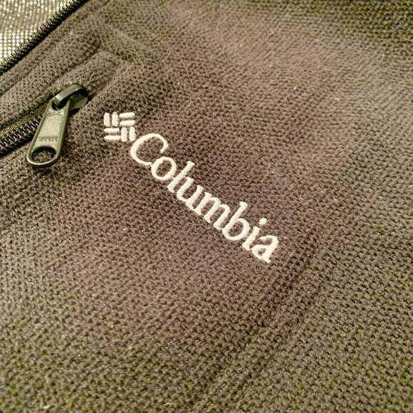 Columbia Omni Heat Fleece Mens Full zip Sweater Large L Hiking Jacket Thermal. - Picture 5 of 6